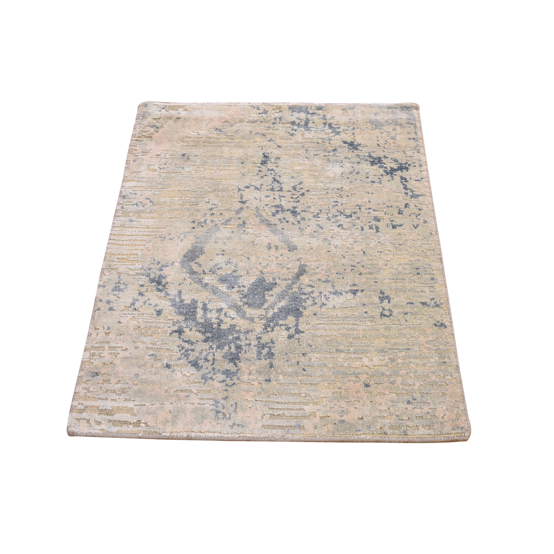 Transitional Wool Hand-Knotted Area Rug 2'0